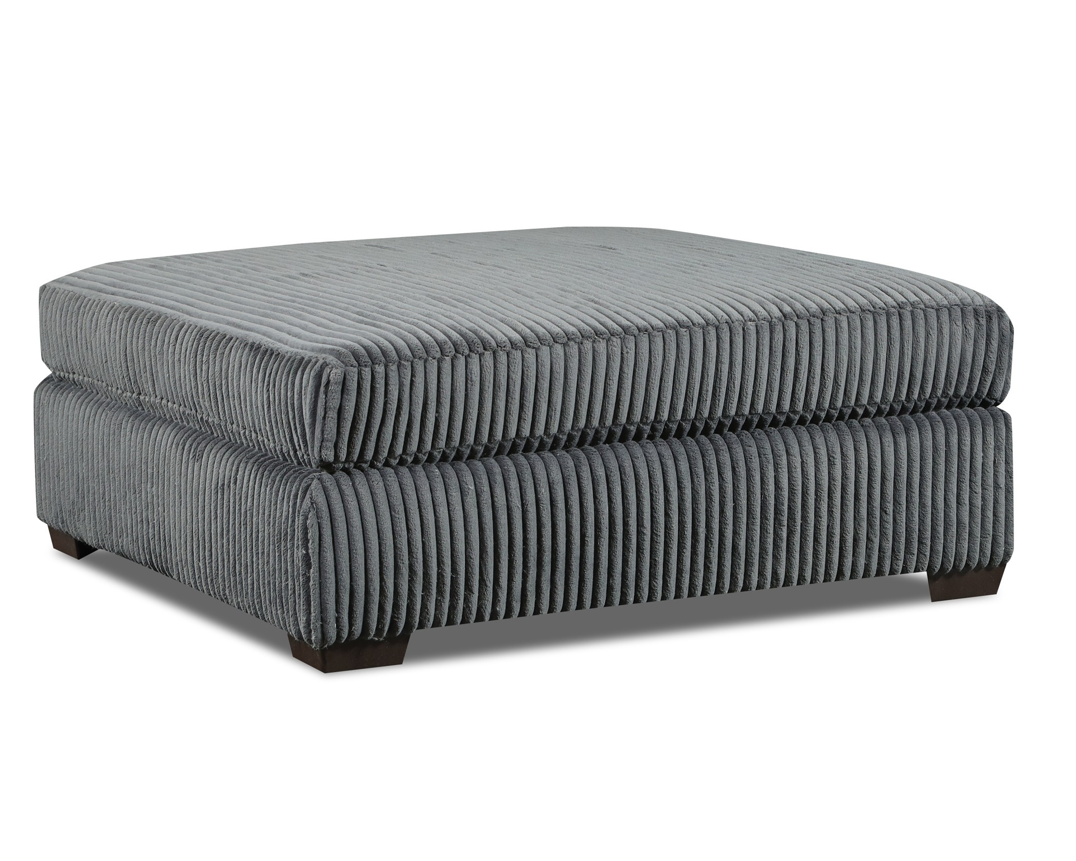 1300-07 Charcoal Cocktail Ottoman
