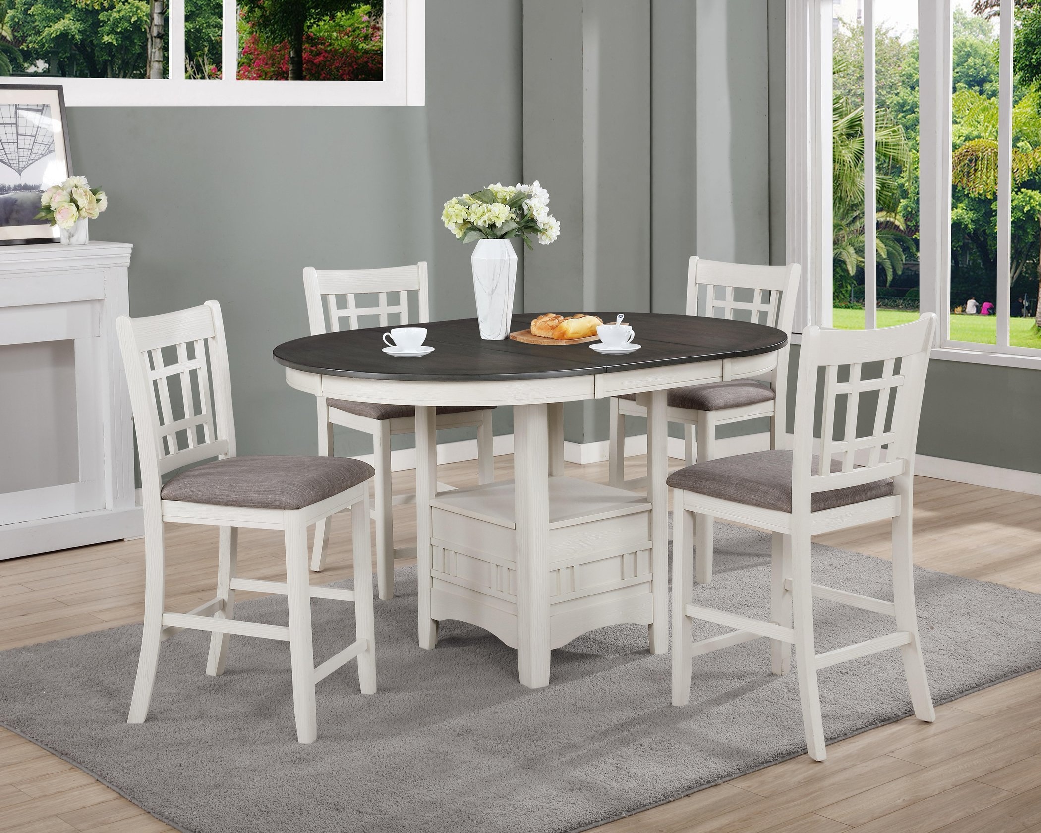 2795 Hartwell White Counter Height