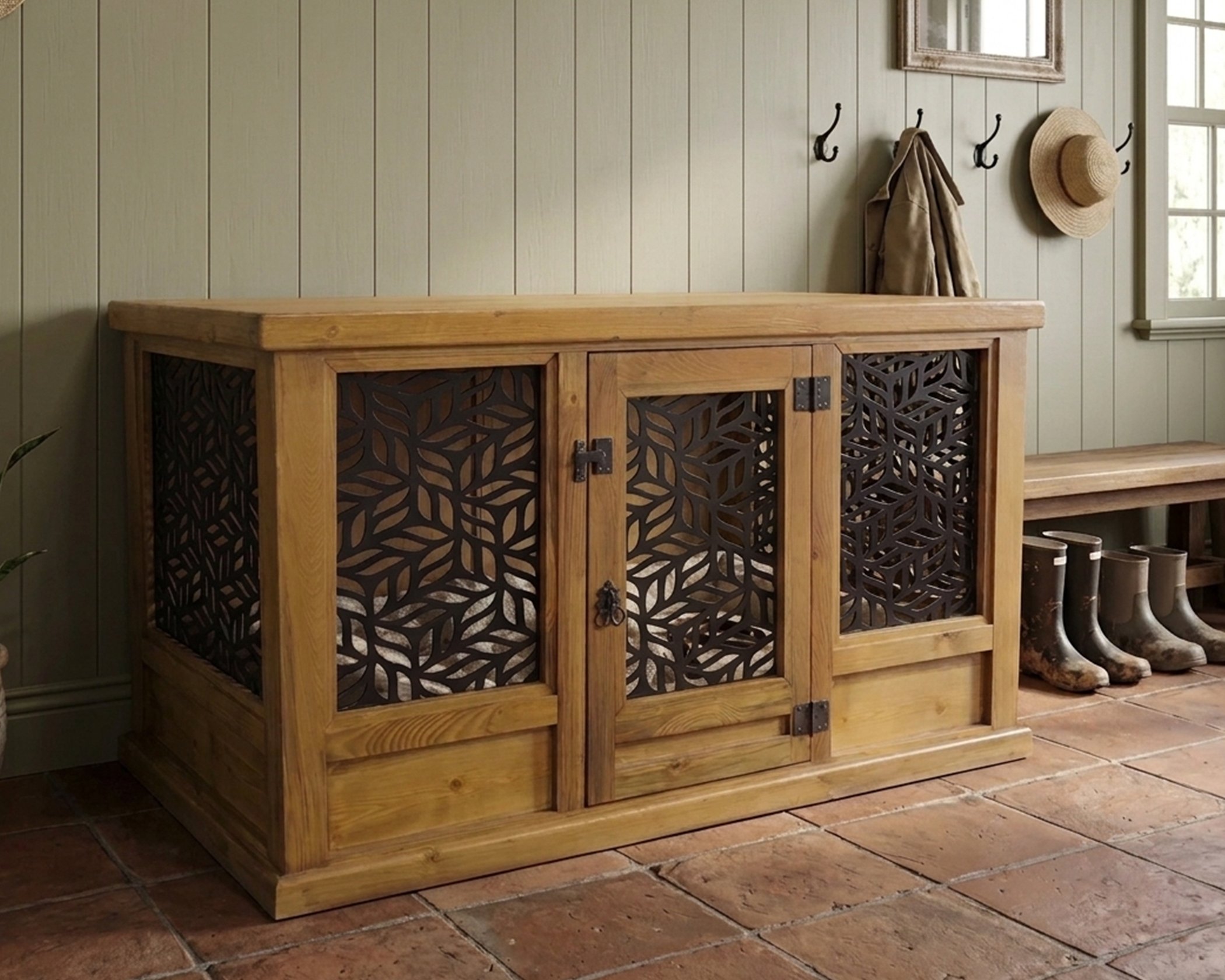 Pet Kennel Oak 60
